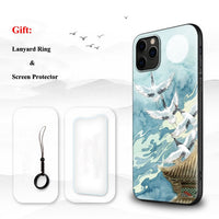 3D Relief Embossed Anti-scratch Matte Soft Back Cover Case for iPhone 11 Pro Max