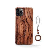 100% Natural Real Wood Bamboo Hard Slim Wooden Case for iPhone 12 Series
