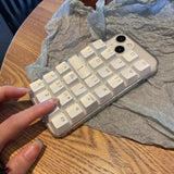 Cute Keyboard Pattern Unique Case For iPhone 14 13 12 series