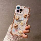 3D Cute Christmas New Year Case for iPhone 14 13 12 series
