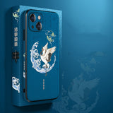 3D Relief Pattern Soft Silcon Matte Texture Shockproof Embossed Case for iPhone 13 12 11 Series