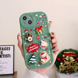 3D Cute Christmas New Year Case for iPhone 14 13 12 series