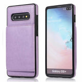 Business fashion protection leather case for Samsung Galaxy S10 S10 Plus S10e