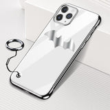 Luxury Ultra thin Magnetic Metal Plating Rimless Case For iPhone 11 Series