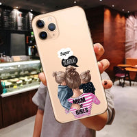 Princess Female Boss Coffee Vogue Girl Mom Baby Soft Cover Case For iPhone 11 Pro Max