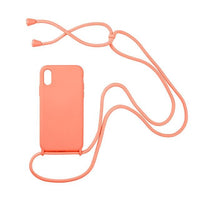 Travel Lanyard Silicone Cover with Neck Strap for iPhone 11