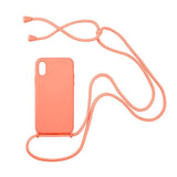 Travel Lanyard Silicone Cover with Neck Strap for iPhone 11