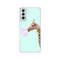 Unique Cartoon Silicon TPU Bumper Case For Samsung Galaxy S21 Series