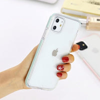Soft TPU Transparent Shockproof Half-wrapped Case For iPhone 11 Series