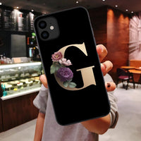 Custom Letter Case Soft TPU Cover Support Wireless Charging for iPhone 11 Pro Max