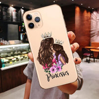 Princess Female Boss Coffee Vogue Girl Mom Baby Soft Cover Case For iPhone 11 Pro Max