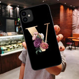 Custom Letter Case Soft TPU Cover Support Wireless Charging for iPhone 11 Pro Max