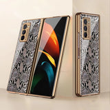 360 Full Protection Plating Glass Shockproof Phone Case For Samsung Galaxy Z Fold Series & Z Flip