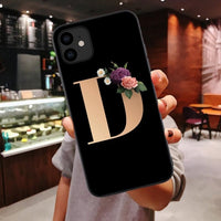 Custom Letter Case Soft TPU Cover Support Wireless Charging for iPhone 11 Pro Max