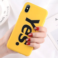 Funny Letter Case For iPhone XR XS Max X 8 7 6 Plus