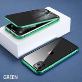 Luxury Privacy Tempered Glass Magnetic Full Protection Case For iPhone 11 Series