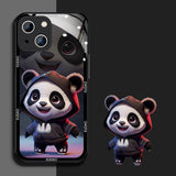 Cute Kungfu Panda Silicone Case For iPhone 14 13 12 series