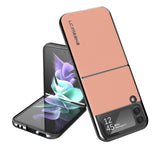 Premium PC Four corner Explosion proof Textile Texture Case for Samsung Galaxy Z Flip 3