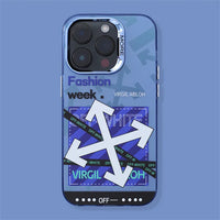Hot Off Trendy White Arrow Clear Silicone Case For iPhone 15 14 13 12 series