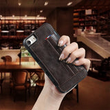 Leather Cases For iPhone X 8 7 6 Plus Multi Card Holders