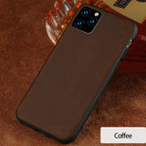 Luxury Genuine PULL UP Leather Case Full Protective for iPhone 11 11 Pro 11 Pro Max