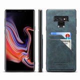 Slim Retro Leather Card Solt Wallet Case for Samsung Galaxy Note 9