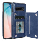 Luxury Leather Wallet Case For Samsung S10 S10E S10 Plus