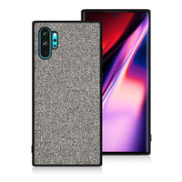 Soft TPU Edge Canvas Back Cover Cloths Fabric Shockproof Case For Samsung Galaxy Note 10 Note 10 Plus