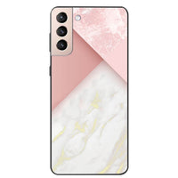 Marble Soft Silicone Phone Case For Samsung S21 Series