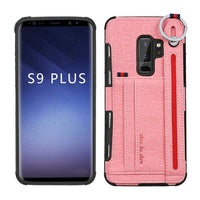 Card Pocket Back Case for Samsung Galaxy S8 S9 S10 Plus Note 8 Note 9