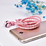 Wired Bracelet Earphone With Microphone 3.5mm