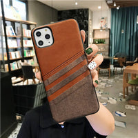 Vintage PU Leather Case Slim Wallet Card Slot Back Cover For iPhone 11  For iPhone 11 Pro MAX