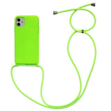 Travel Lanyard Silicone Cover with Neck Strap for iPhone 11