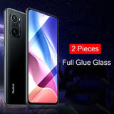 2 Pieces Tempered Glass Screen Protector Film + Camera Lens Protector For Redmi Note 10 Series