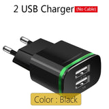 4 Ports 5V 2.1A Smart Travel USB Charger Adapter for iPhone Samsung
