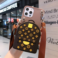 Wallet Bag Soft TPU Case for iPhone 13 12 11 series