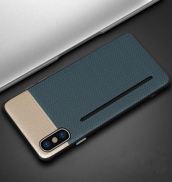 Super Slim Card Holder Leather Phone Case For iPhone X XS XR XS MAX 6 7 8 plus
