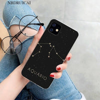 12 Constellations Zodiac Art Signs Phone Case for iPhone 11 & iPhone X Series