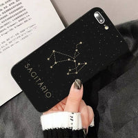 12 Constellations Zodiac Signs Black Cell Phone Case for iPhone 11 Series