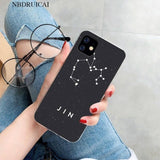 12 Constellations Zodiac Art Signs Customer Phone Case for iPhone 11 & iPhone X Series