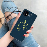 12 Constellations Zodiac Art Signs Customer Phone Case for iPhone 11 & iPhone X Series