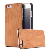 Real Wood Case For Samsung Galaxy S8 S9 Plus &  For iPhone X 8 7 6 6S Plus