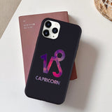 Zodiac Sign Soft Silicone Black Cover Phone Case for IPhone 11 & iPhone X Series