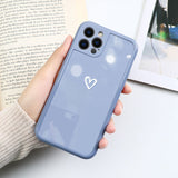 Heart Flowers Soft TPU Silicone Case For iPhone 12 11 Series