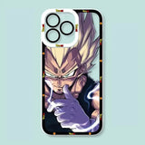 Dragon Balls Z Shockproof Soft Silicone Clear Case for iPhone 15 14 13 12 series