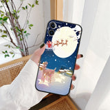 Simple Fashion Christmas Style Soft Back Cover For iPhone 13 12 11 Series