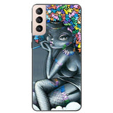 Marble Soft Silicone Phone Case For Samsung S21 Series