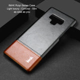 For Samsung Galaxy Note 9 Light Luxury Slim Concise PU Leather