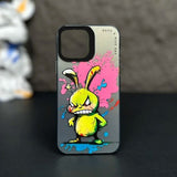 Graffiti Cartoon Animal Pattern Soft Silicone Case For iPhone 14 13 12 series