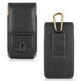 Universal Pouch Leather Magnetic Holster For iPhone Redmi Note 8